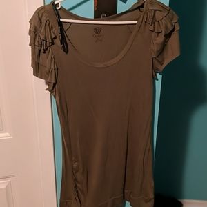 Olive green Jessica Simpson tunic shirt